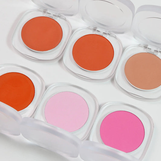 single makeup face blush long lasting highlighter waterproof pressed powder blush
