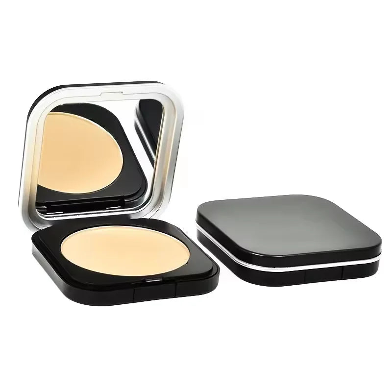 vegan makeup compact powder foundation matte oil-control setting face powder pressed compact powder