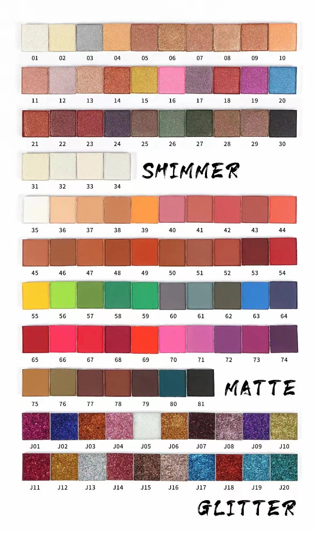 Macaron 9 color square eyeshadow palette