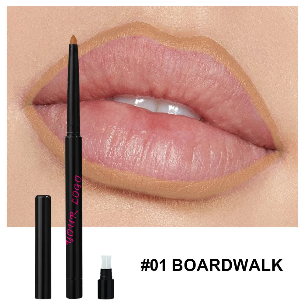 lip cosmetics 24 colors lipliner pencil high pigmented waterproof soft matte lip liner