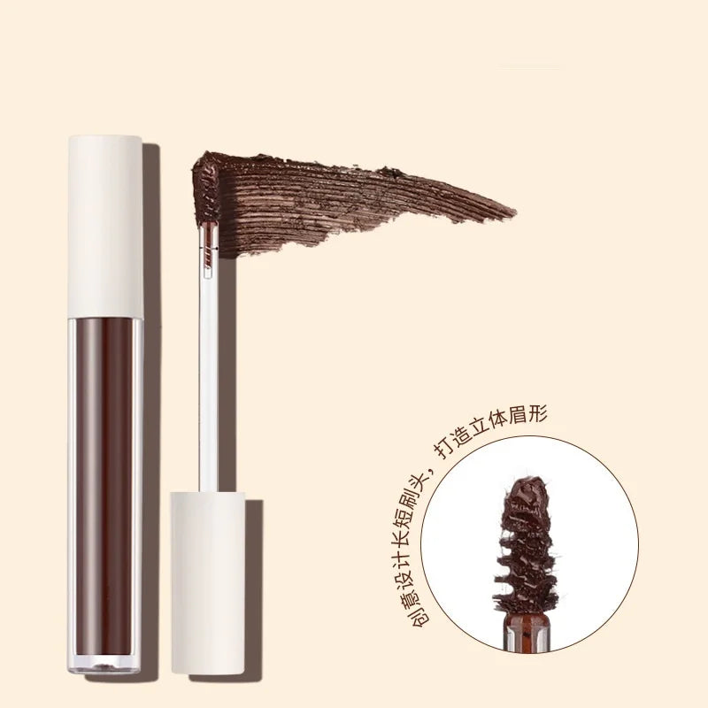 long lasting 5 colors liquid eye lash brow tint eyebrow tinted gel waterproof dark brown eyebrow tint