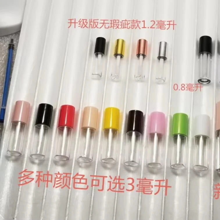 diy mini 1.2ml hydrating moisturizing lip gloss shiny lip protector matte lipstick