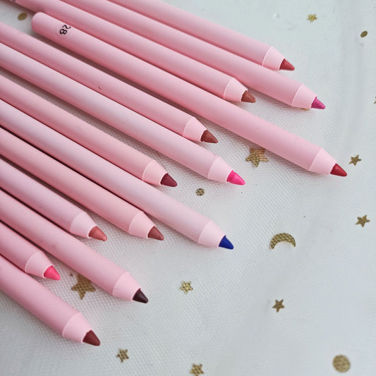 39 colors retractable pink lipliner waterproof makeup twist up matte lip liner