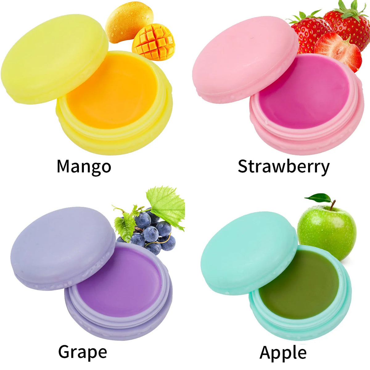 moisturizing round lip balm ball tinted pink lips balm lip balm in jar