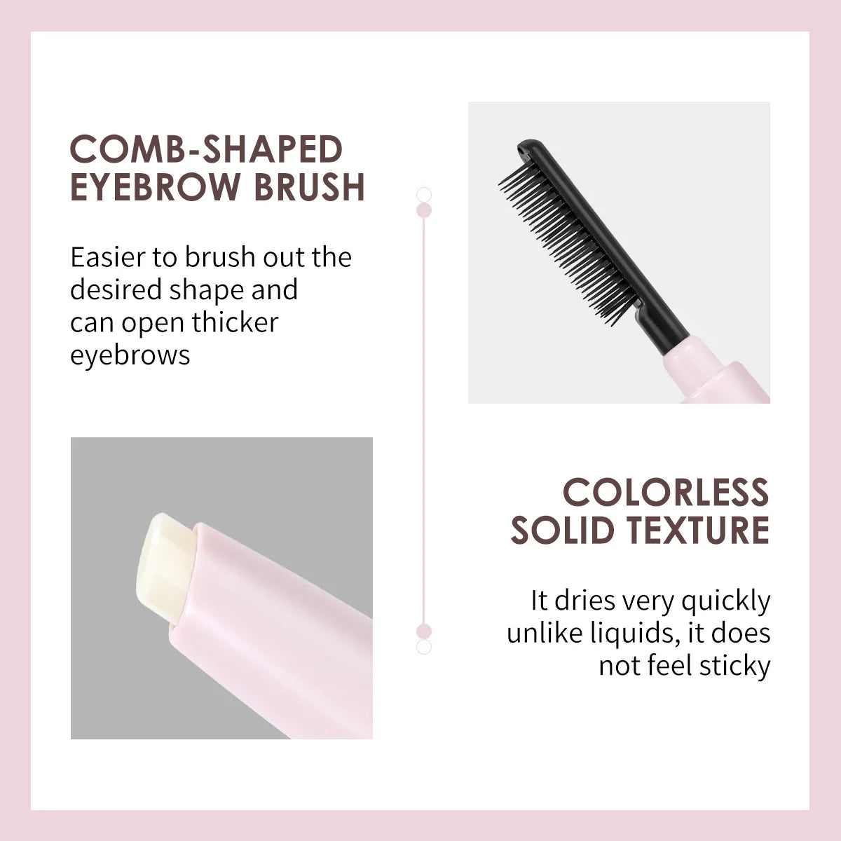 vegan styling wax eyebrow soap gel waterproof makeup brow soap styling pen with brush