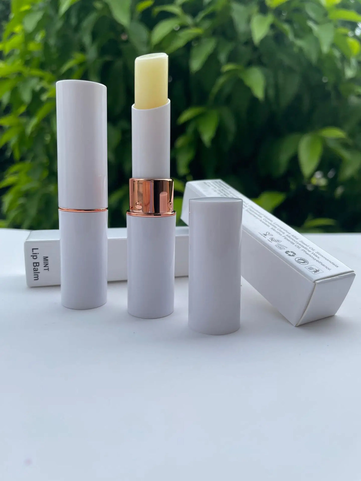 popular 3 fruit flavored rose lip care moisturizing nourishing mint lip balm