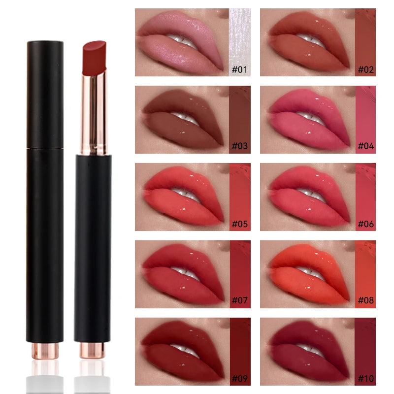 Pressed lipstick pen push-up design