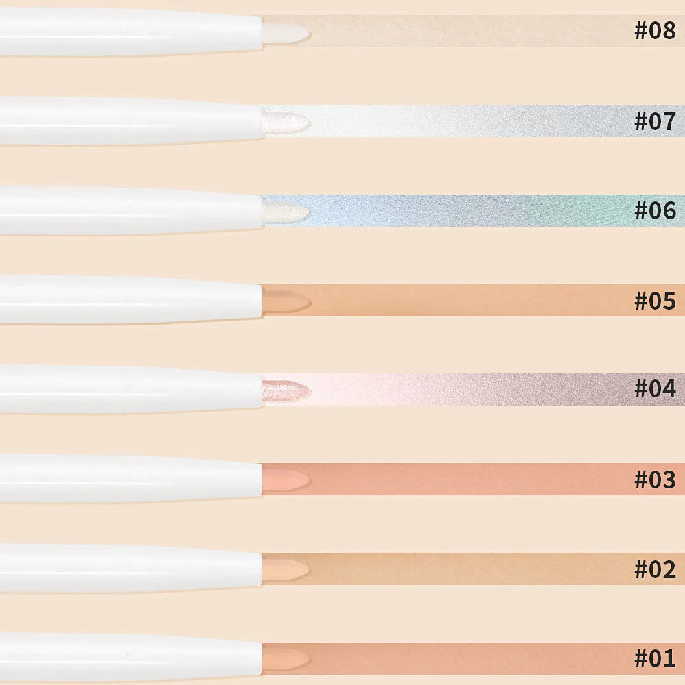 pearlescent silkworm laying pen waterproof eye shadow highlighter silkworm lying gel pen