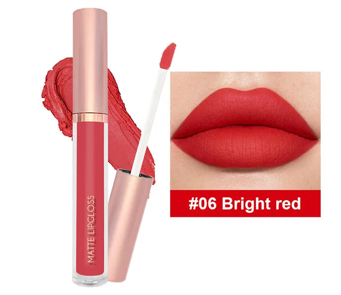 high quality vegan matte smoothing long lasting liquid lipstick waterproof moisturizing liquid lipstick