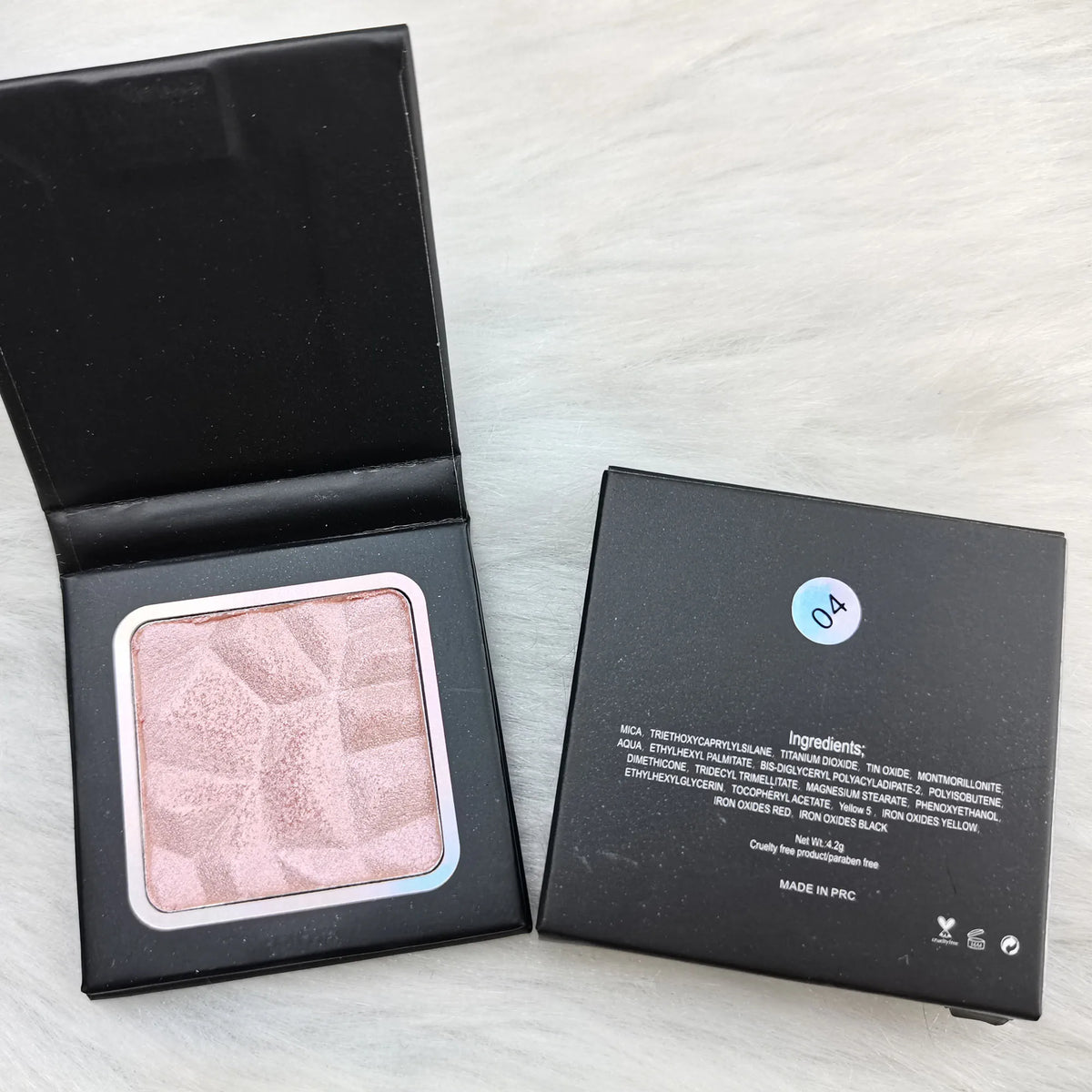 makeup vegan shimmer glitter highlighter powder cosmetics pigment highlighter loose setting powder