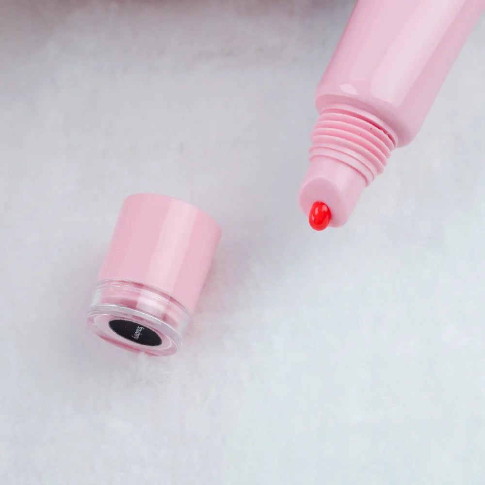 15ml lipgloss with heart shape color changing blush keychain vegan jojoba oil aloe vera high pigment moisturizing lip gl
