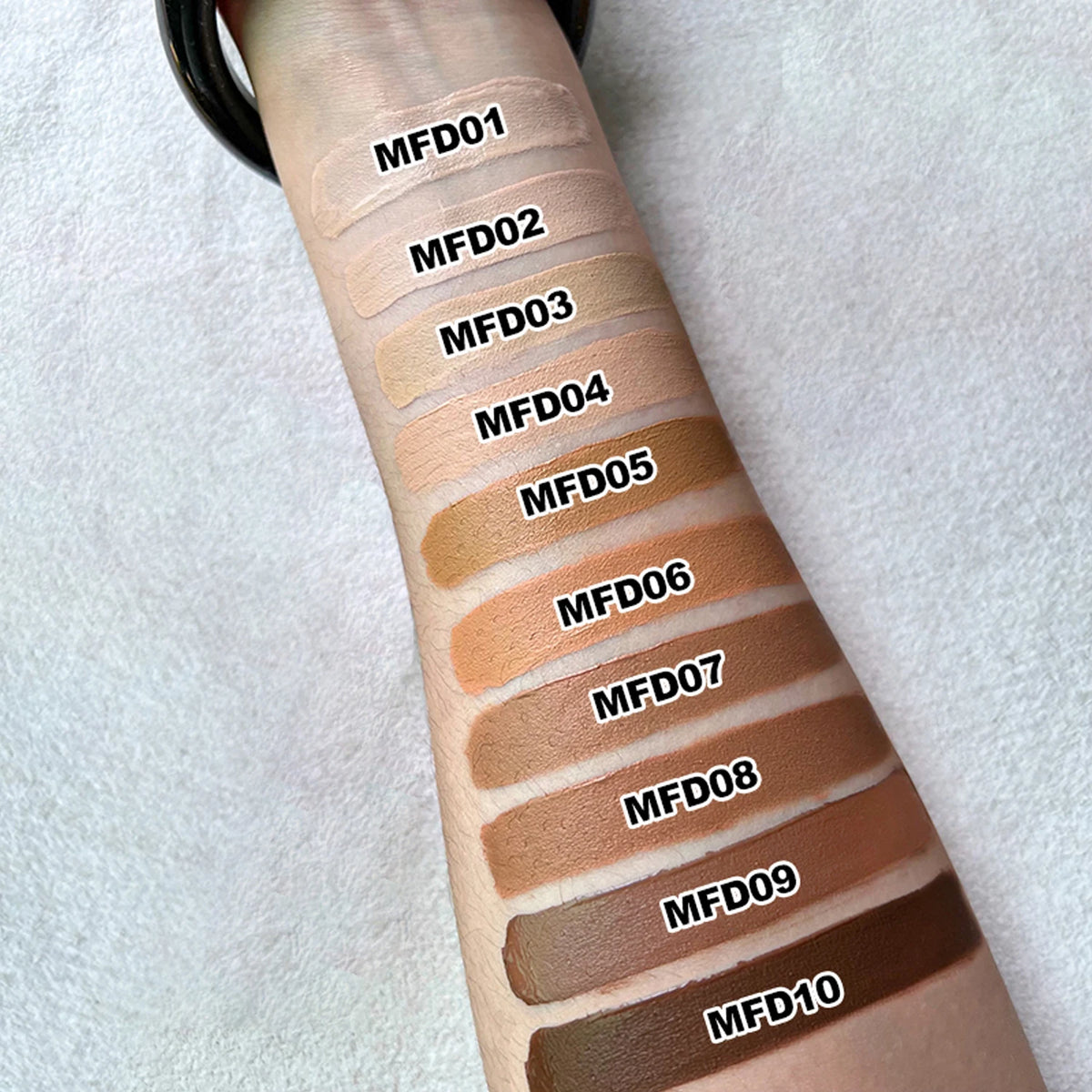 new arrivals face makeup 10 colors black tube full coverage matte finish foundation