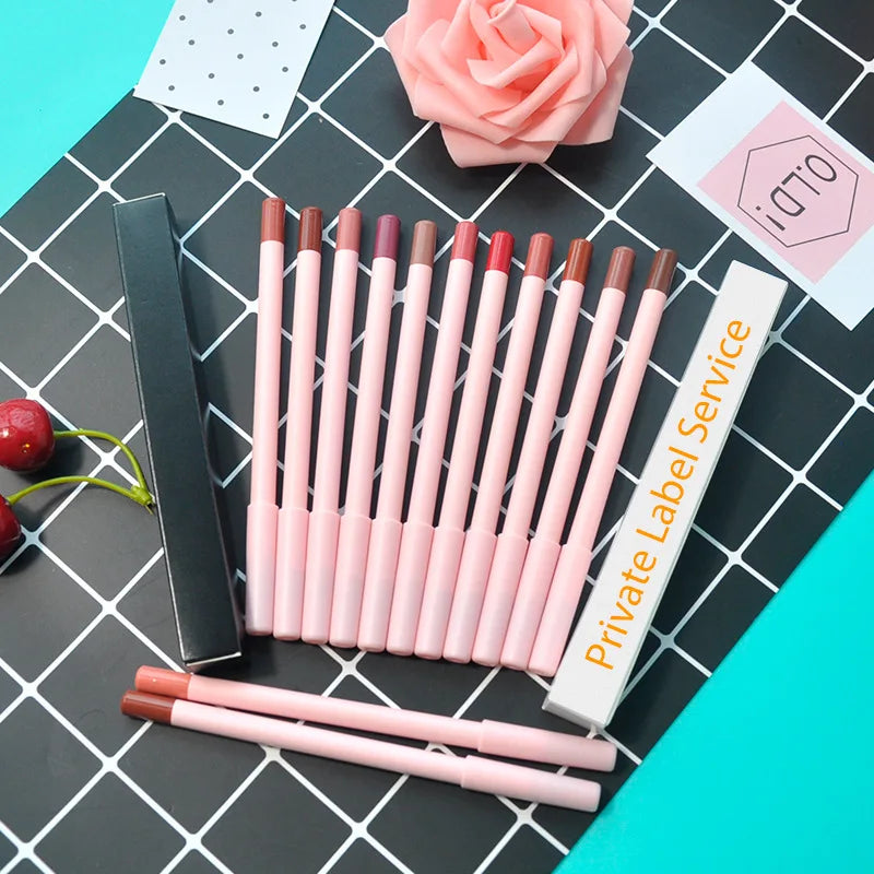 brown lip liner vegan cruelty free waterproof lip liner pencil