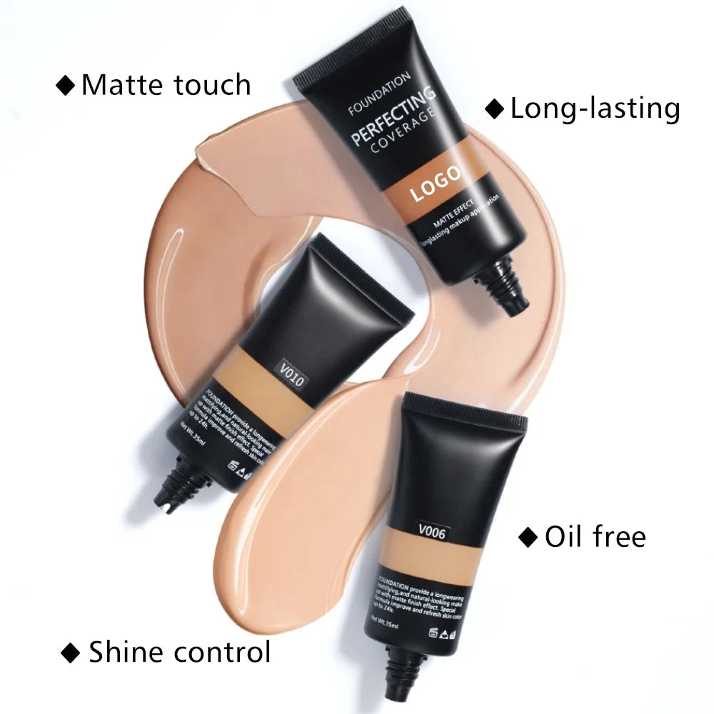 face makeup cosmetics 14 colors waterproof liquid matte foundation long lasting foundation
