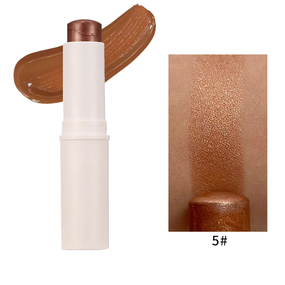 matte blush highlighter contour stick pearly shiny face makeup stick cosmetics highlighter