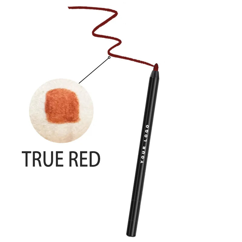 5 colors eyeliner pen with sharpener black brown red waterproof long lasting gel eyeliner pencil