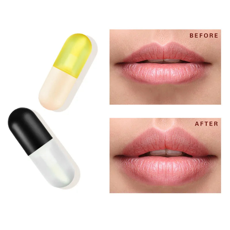 2 colors black white tube lip moisturizer lip kit nighttime lip care daytime lip set