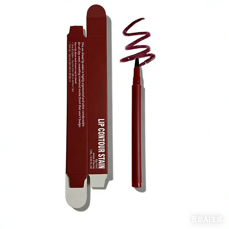 8 colors high pigmentation waterproof long-lasting matte vegan lipliner pencil