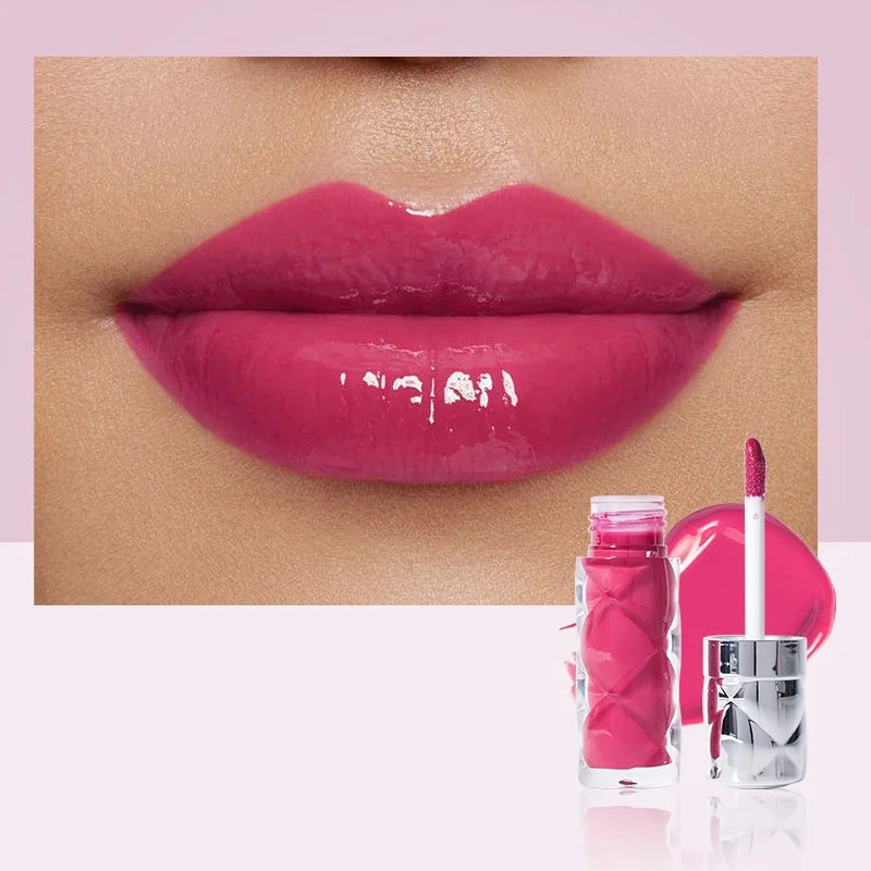 popular style 22 colors silver tube mirror glow lip glaze moisturizing smoothing lightweight lip gloss