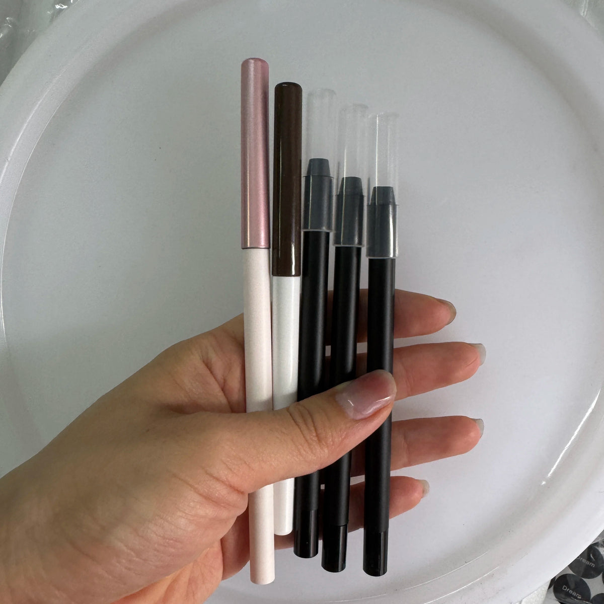 abs material empty retractable lipstick lip liner pencil pen packaging &amp; lip liner tubes