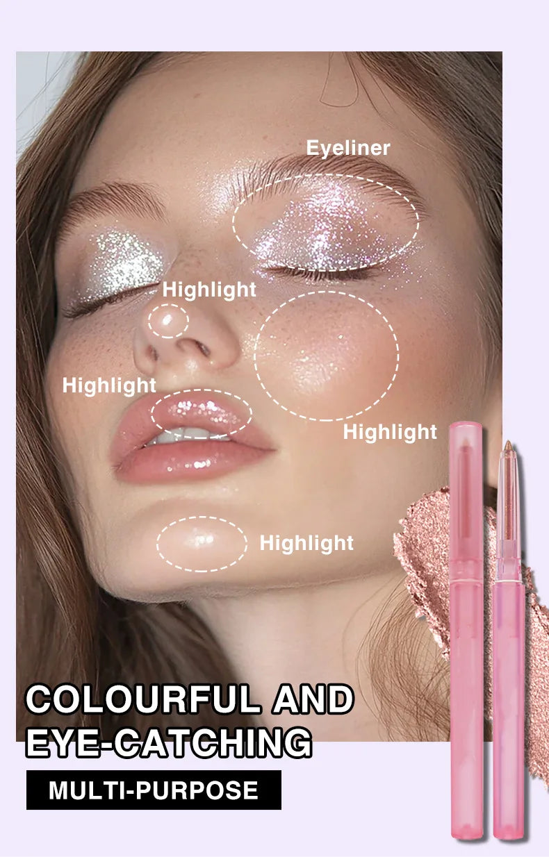 Chameleon pearl glitter eyeliner pencil