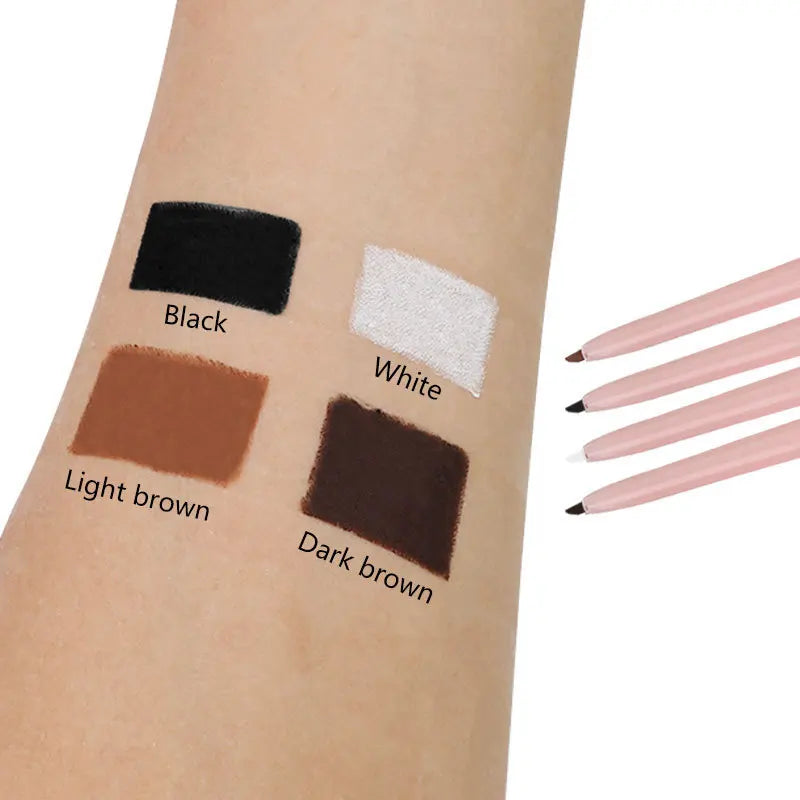 Waterproof retractable creamy gel eyeliner pencil