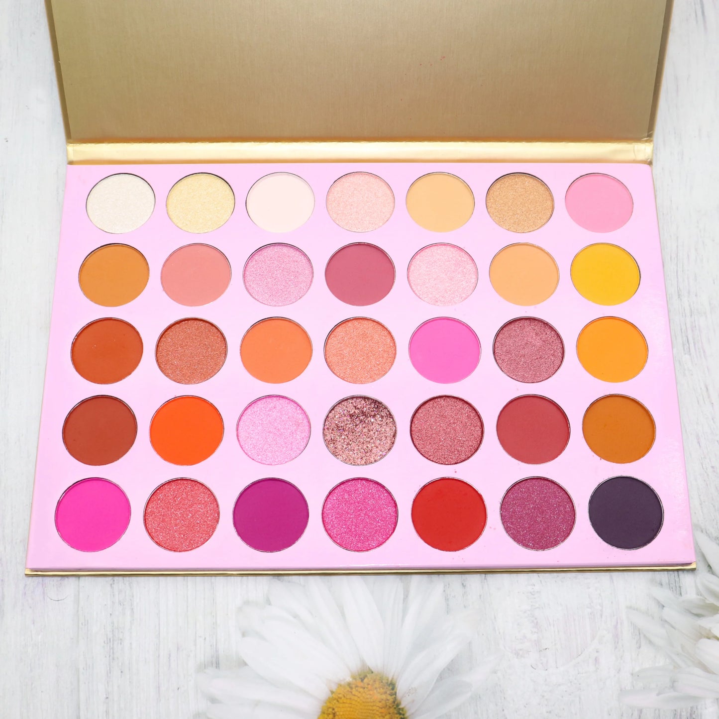 35 color gold eyeshadow palette