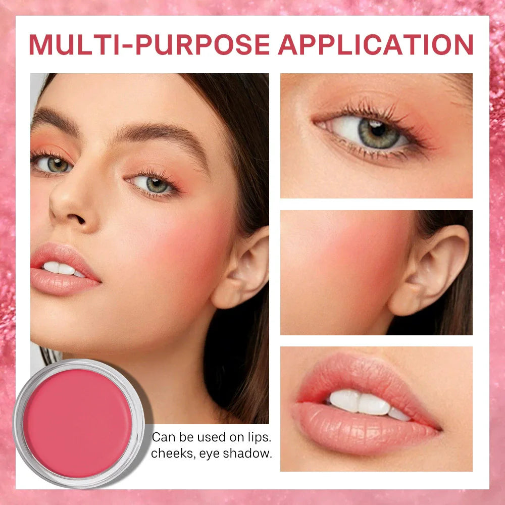 8 colors multi-purpose matte fine shimmer natural lip cheek eye blush cream