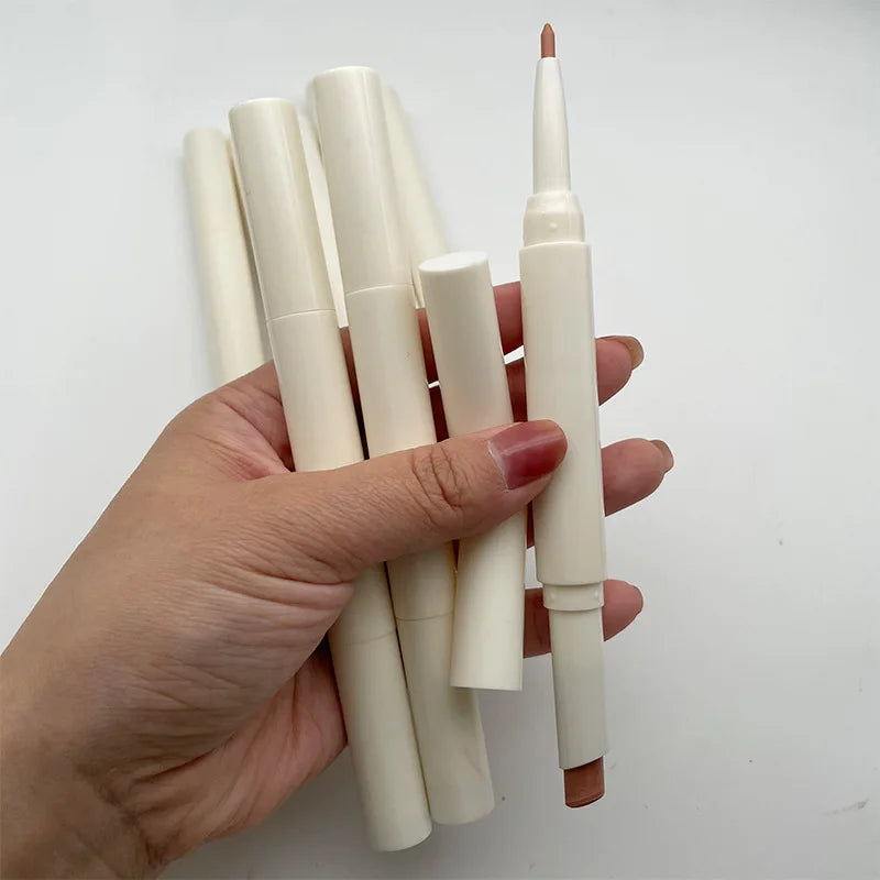 double ended lipstick and lipliner pen makeup 2 in 1 pencil waterproof matte lipstick lip liner pen