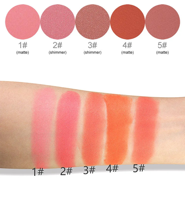 own face cheek blush vegan highlighter bronzer contour makeup loose powder blush makeup blush