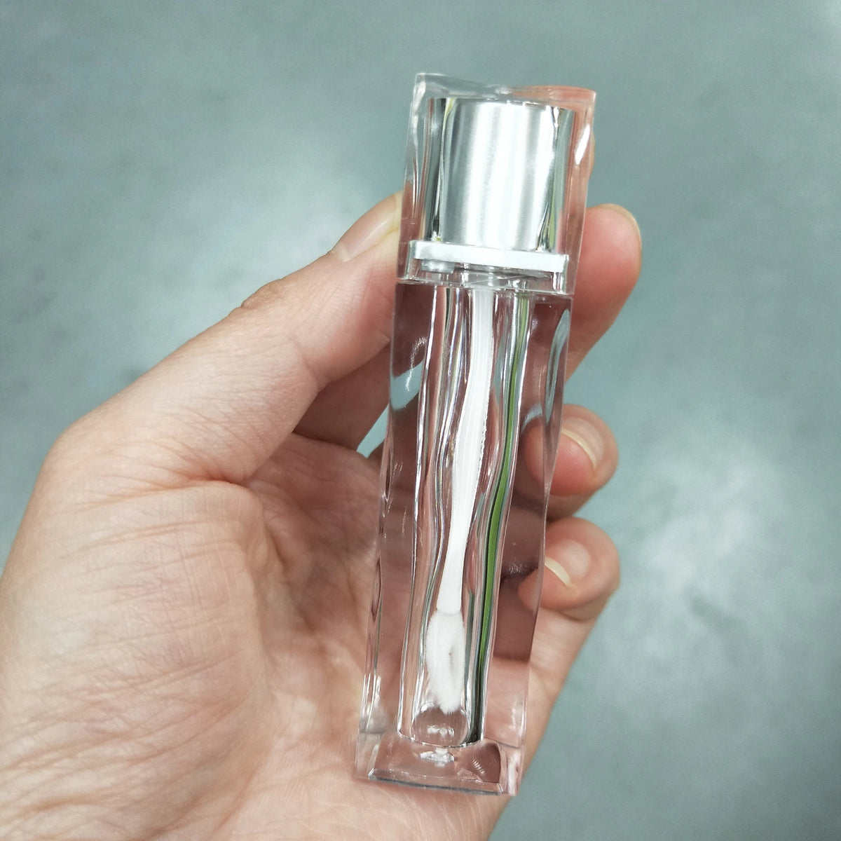 empty wavy shape wand lip gloss tube unique lipstick tube lipgloss container