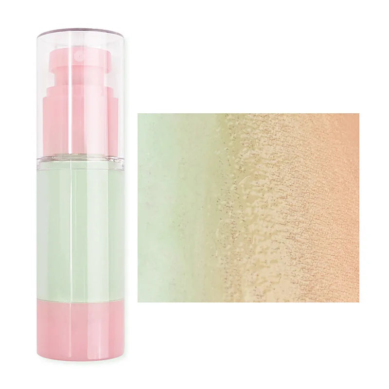 face cosmetics 2 colors long lasting smooth vegan primer waterproof color changing isolation foundation