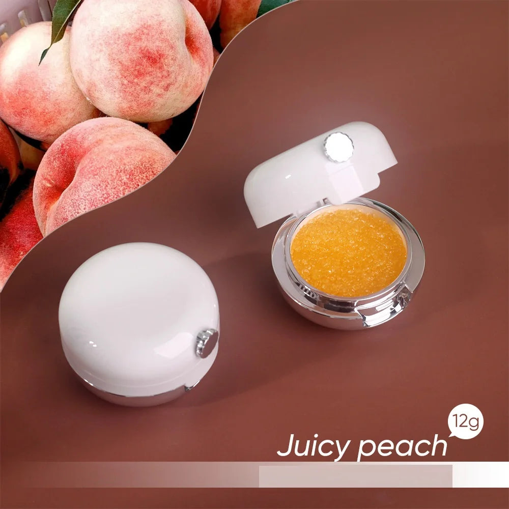 moisturizing lip scrub and mask with brush lips care makeup fruit flavor lip mask