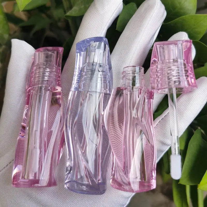 empty transparent lip gloss containers new design big brush applicator empty clear mushroom lipgloss tube lip gloss tube