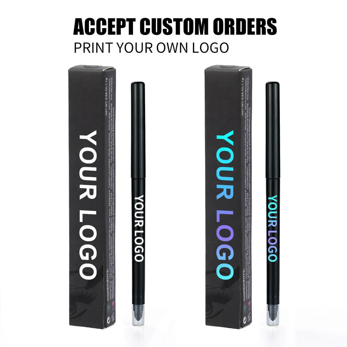 vegan cream shimmer eye shadow stick pencil high pigment glitter eyeshadow multichrome eyeshadow pen