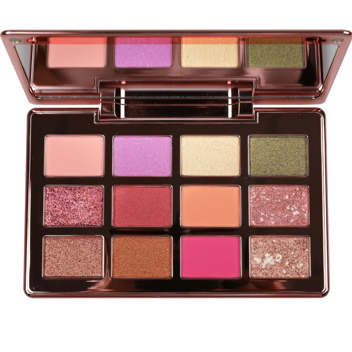12-color matte shimmer eyeshadow palette