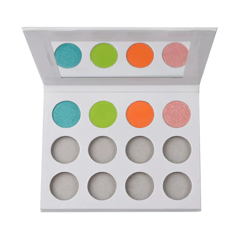 12 color shimmer eyeshadow palette
