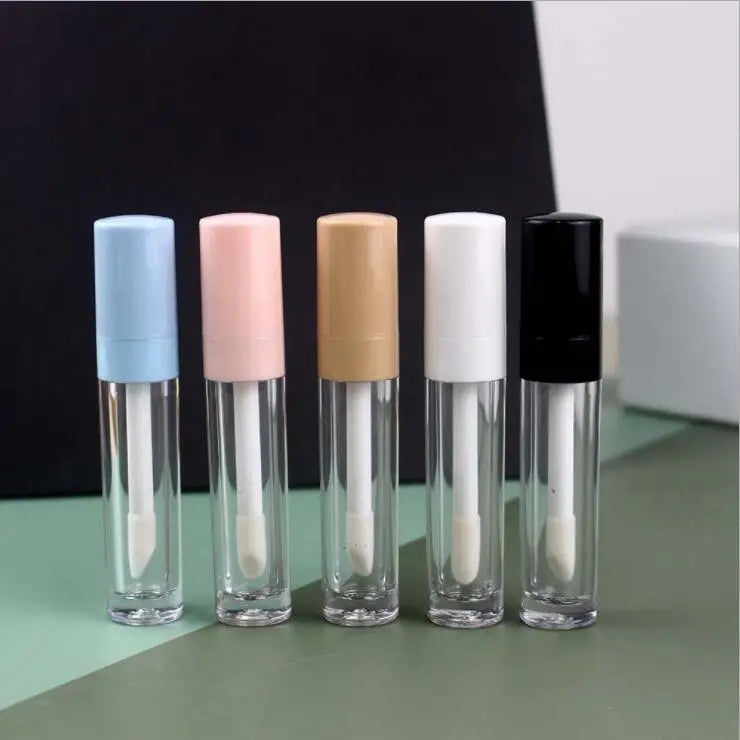 lipgloss packaging bottle container with brush plastic lip gloss cosmetic empty tube