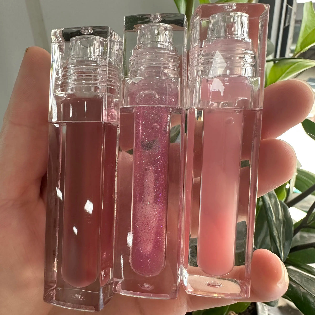 formula pink paraben free organic glitter glow lip oil gloss