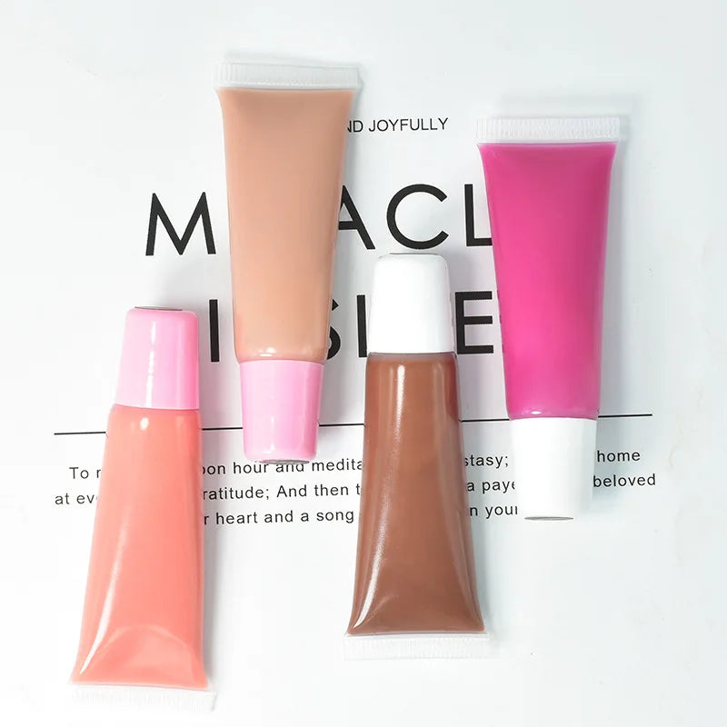 makeup your own lip gloss 10ml diy empty soft tube lipgloss squeeze tubes with brush