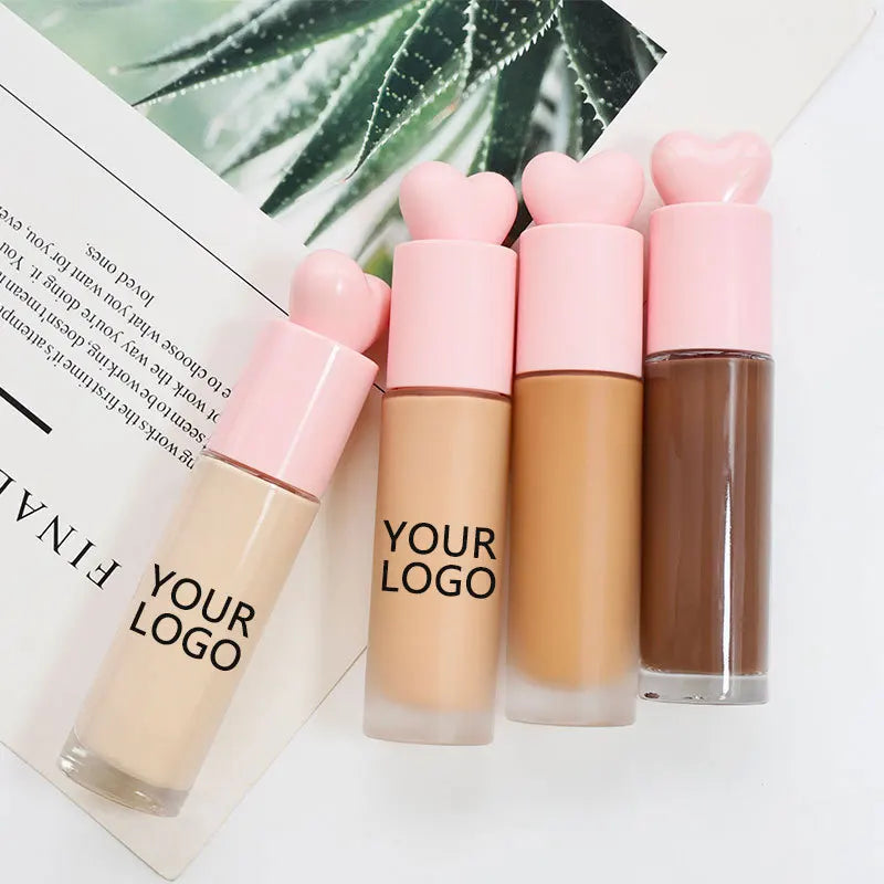 full coverage face liquid foundation cruelty free makeup durable waterproof matte foundation