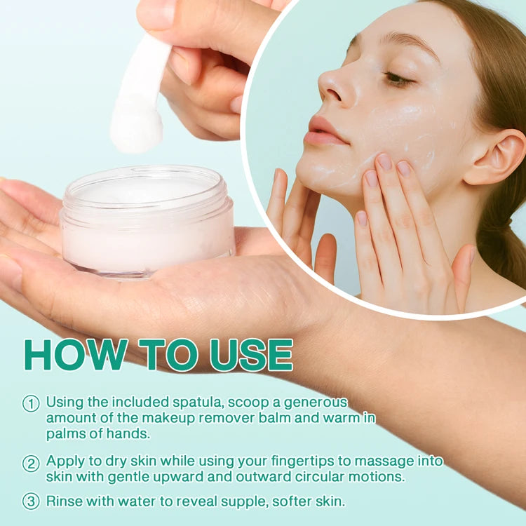 makeup remover balm deeply cleansing facial vegan gentle organic lip eye makeup removing balm