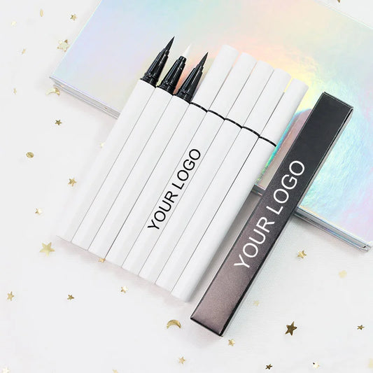 black white brown color eyeliner makeup waterproof 3 color liquid eyeliner pencil
