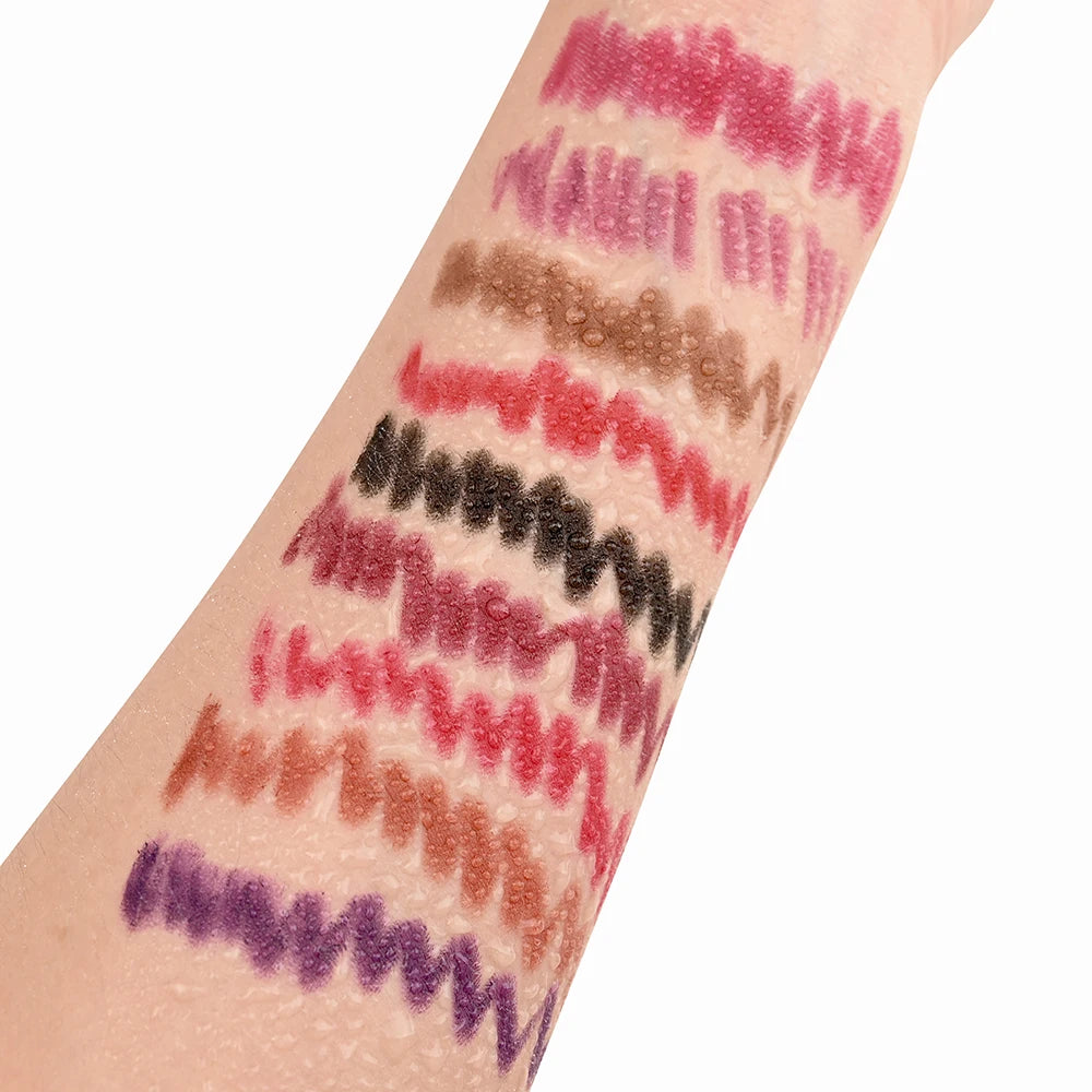 soft creamy waterproof vegan gel lip liner long lasting lip pencil liner matte crayon lipstick