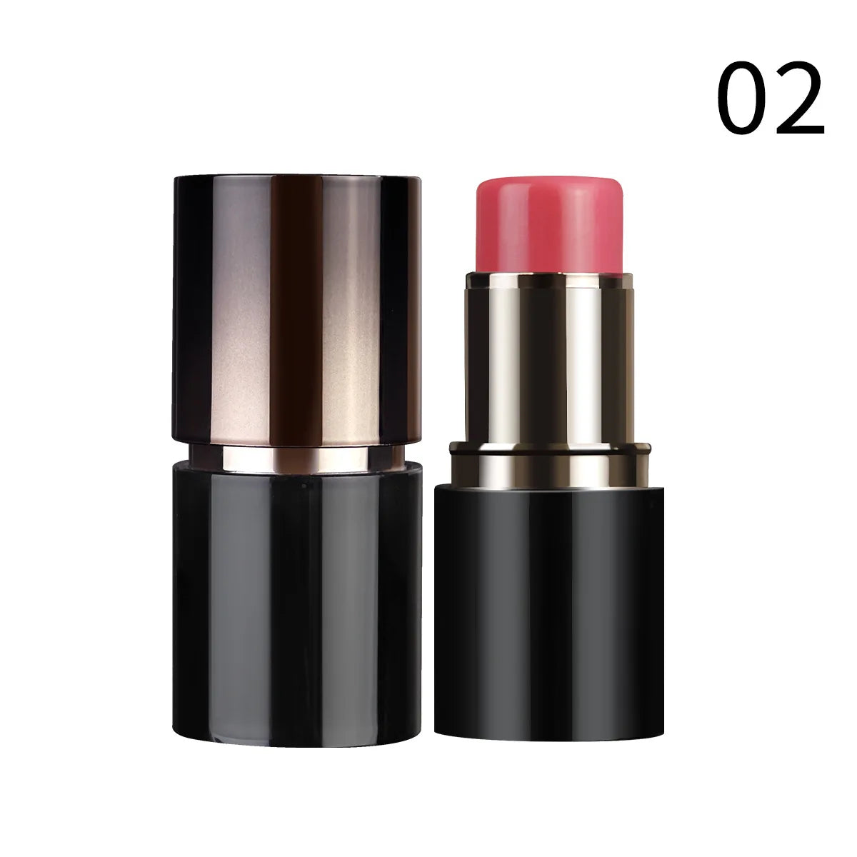 black tube shimmer highlighter stick face makeup waterproof single color cream contour highlighter stick