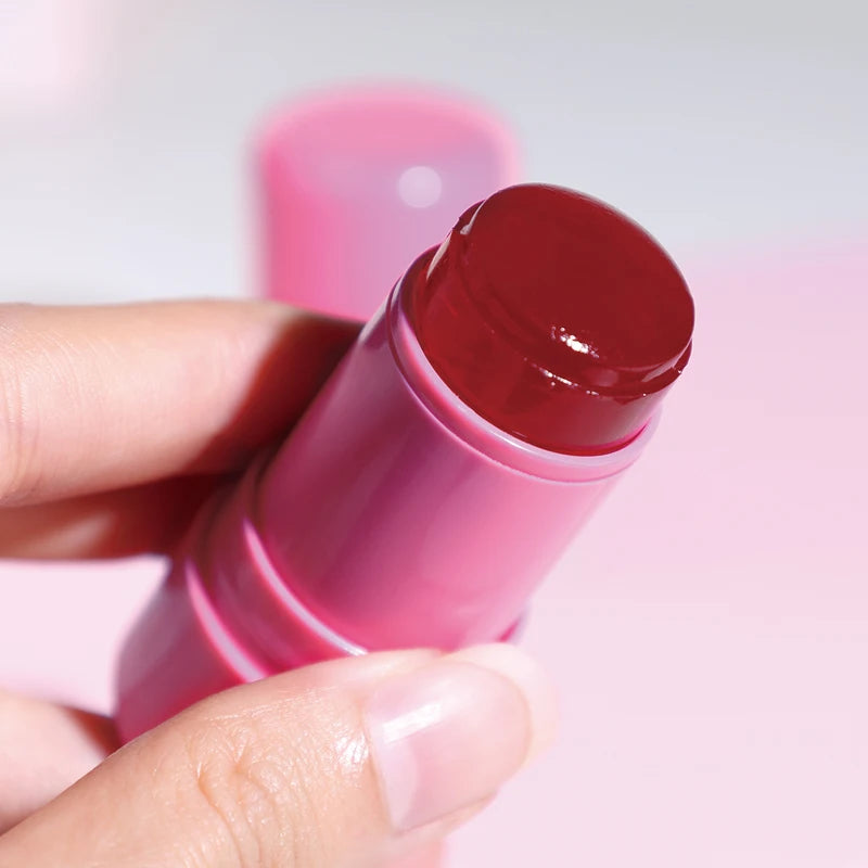 color changing blush stain jelly tint blusher vegan cruelty free makeup lip and cheek stain blush stick