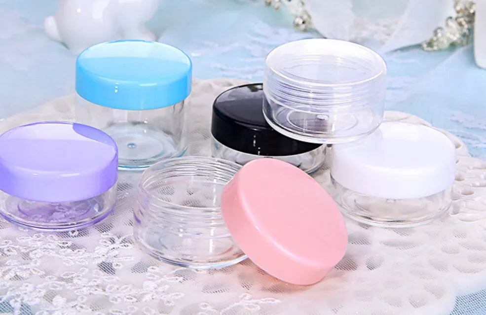 5g 10g 20g cream plastic tube shiny pink lid clear bottle 15g lip scrub empty container plastic jars