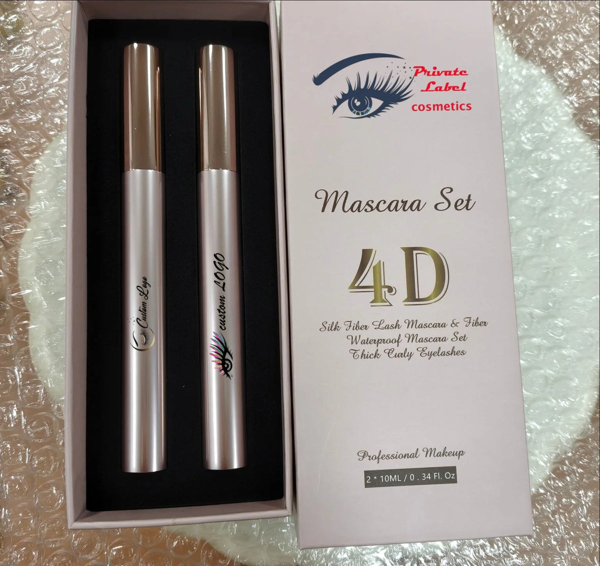 eye professional makeup silk fiber lash long lasting thick eyelash extension waterproof mascara set