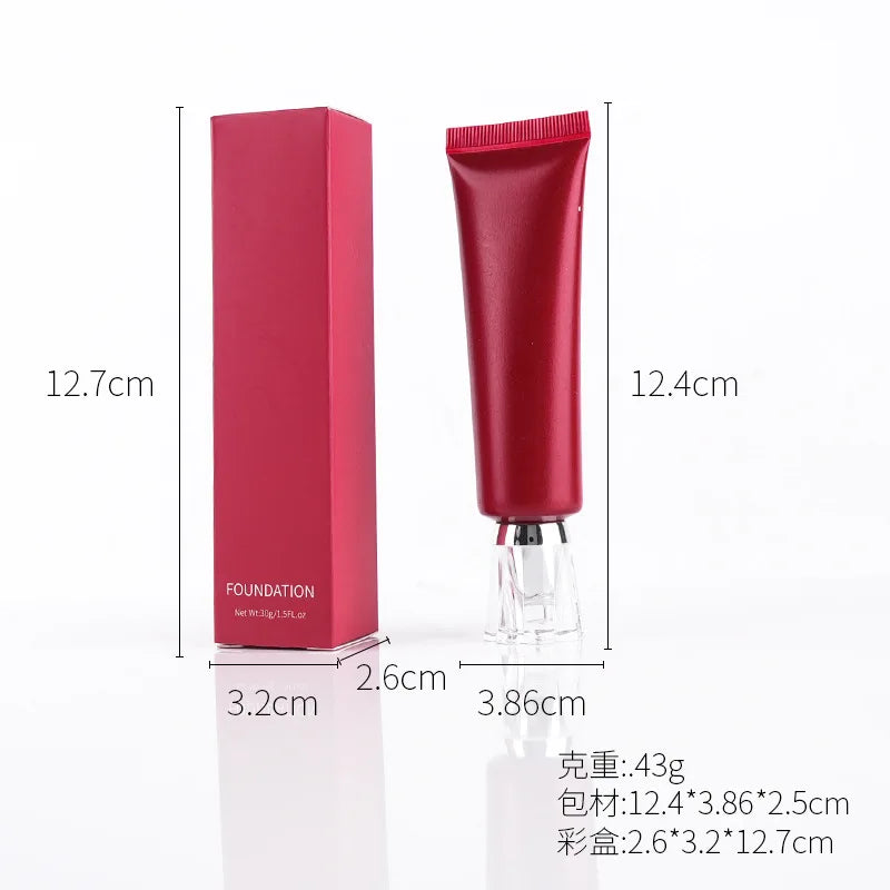 face natural cosmetic liquid foundation full coverage vegan long lasting foundation makeup