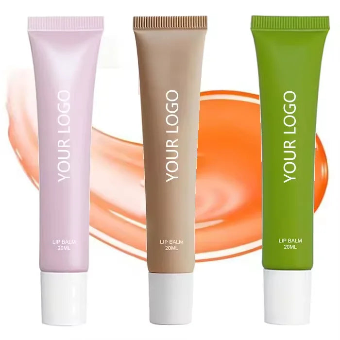 vegan liquid lip oil 15ml squeeze tube vitamin e moisturizing nourishing lip butter balm